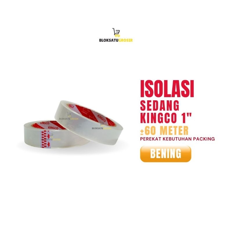 

Isolasi Bening 1 inch (24 mm x 63 m) | Isolasi Bening Sedang | Isolasi Murah
