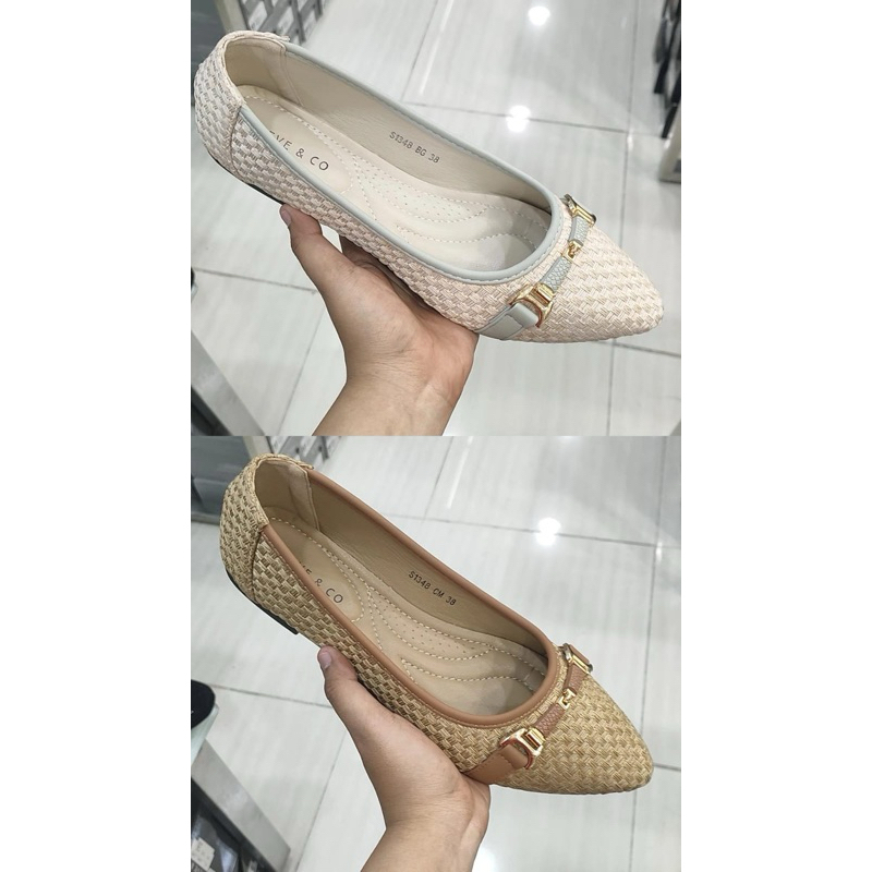 sepatu flat shoes cewek dewasa model baru brand steve n co