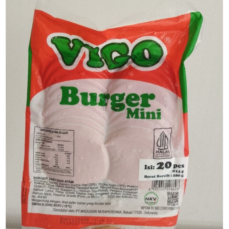 

Vigo Petty beef burger besar
