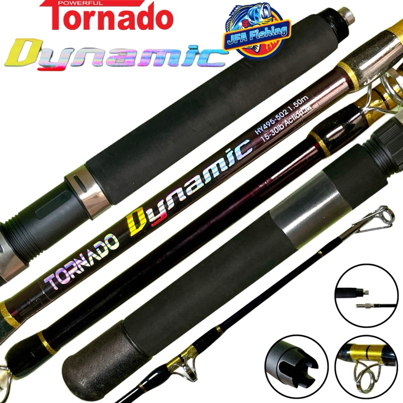 Joran Jigging Rod Tornado DYNAMIC 150/165/180cm 15-30Lb