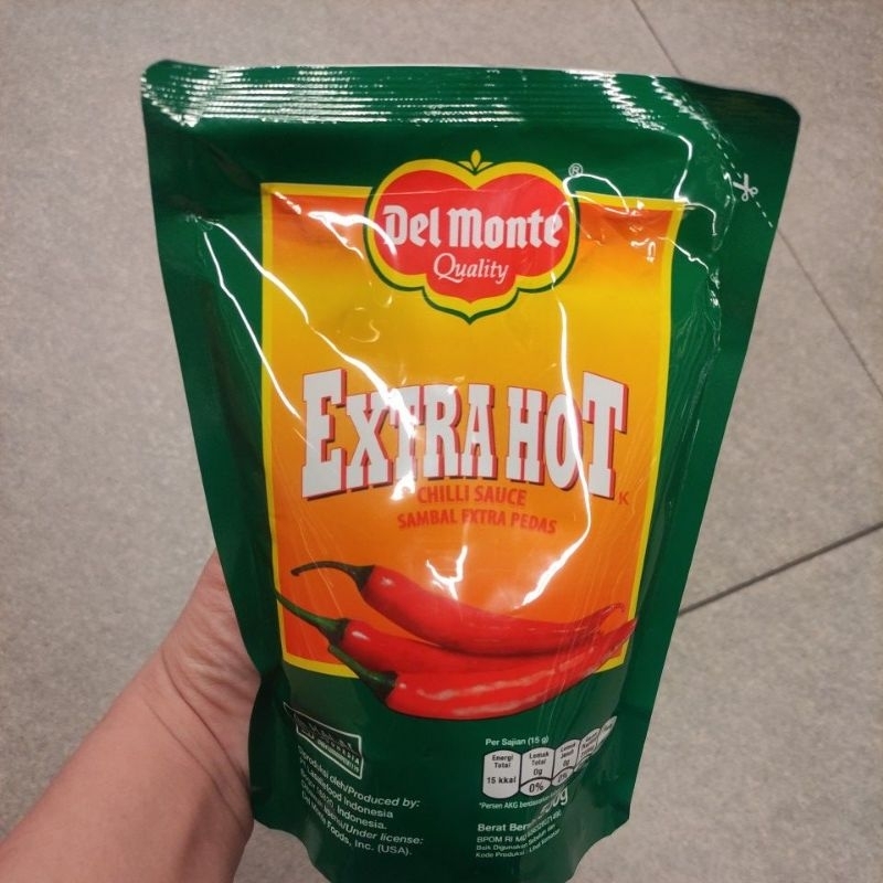 

DELMONTE EXTRA HOT CHILLI SAUCE SAMBAL EXTRA PEDAS POUCH 500mL