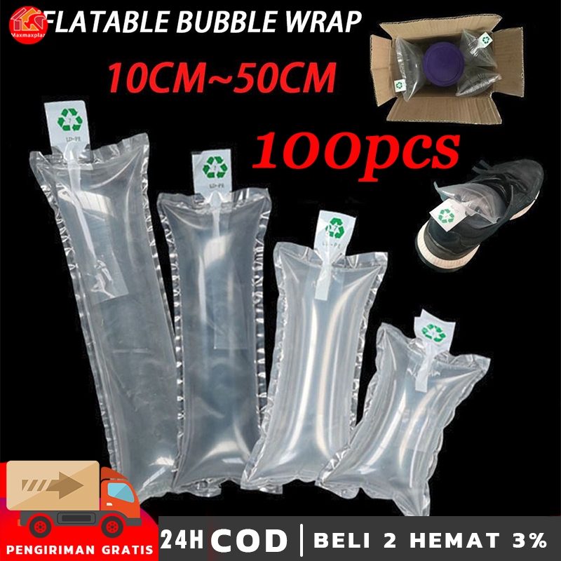 

30x20cm Inflatable Buffer Bag 100pcs Air Bubble Bag Air Cushion Pillow Bubble Wrap Express