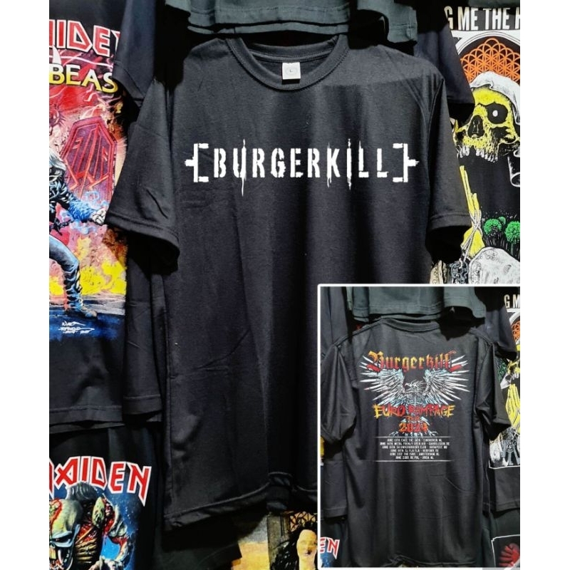 KAOS METAL INDONESIA BURGERKILL EURO TOUR