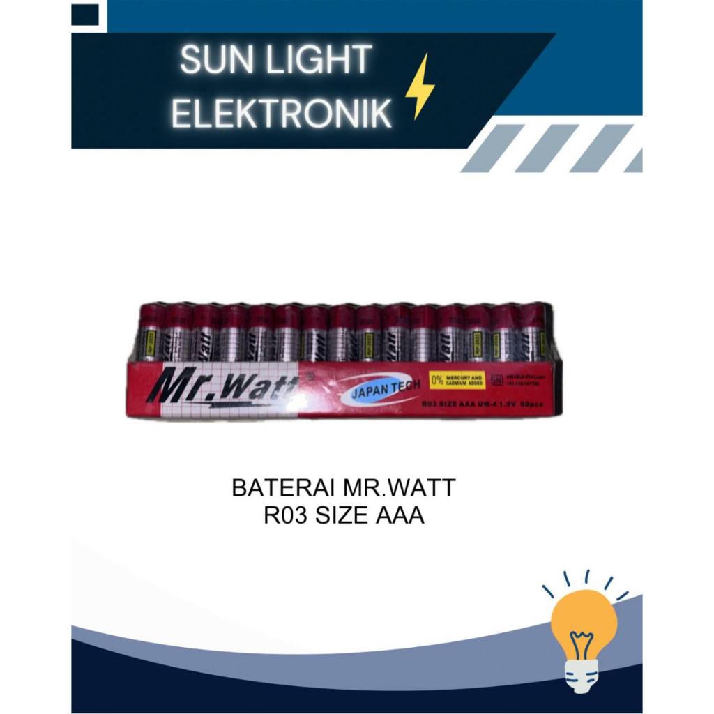 BATERAI MR. WATT R03 SIZE AAA