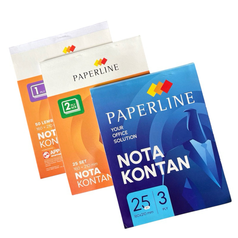 

NOTA KONTAN PAPERLINE 160 x 210mm 50 LEMBAR 25 LEMBAR