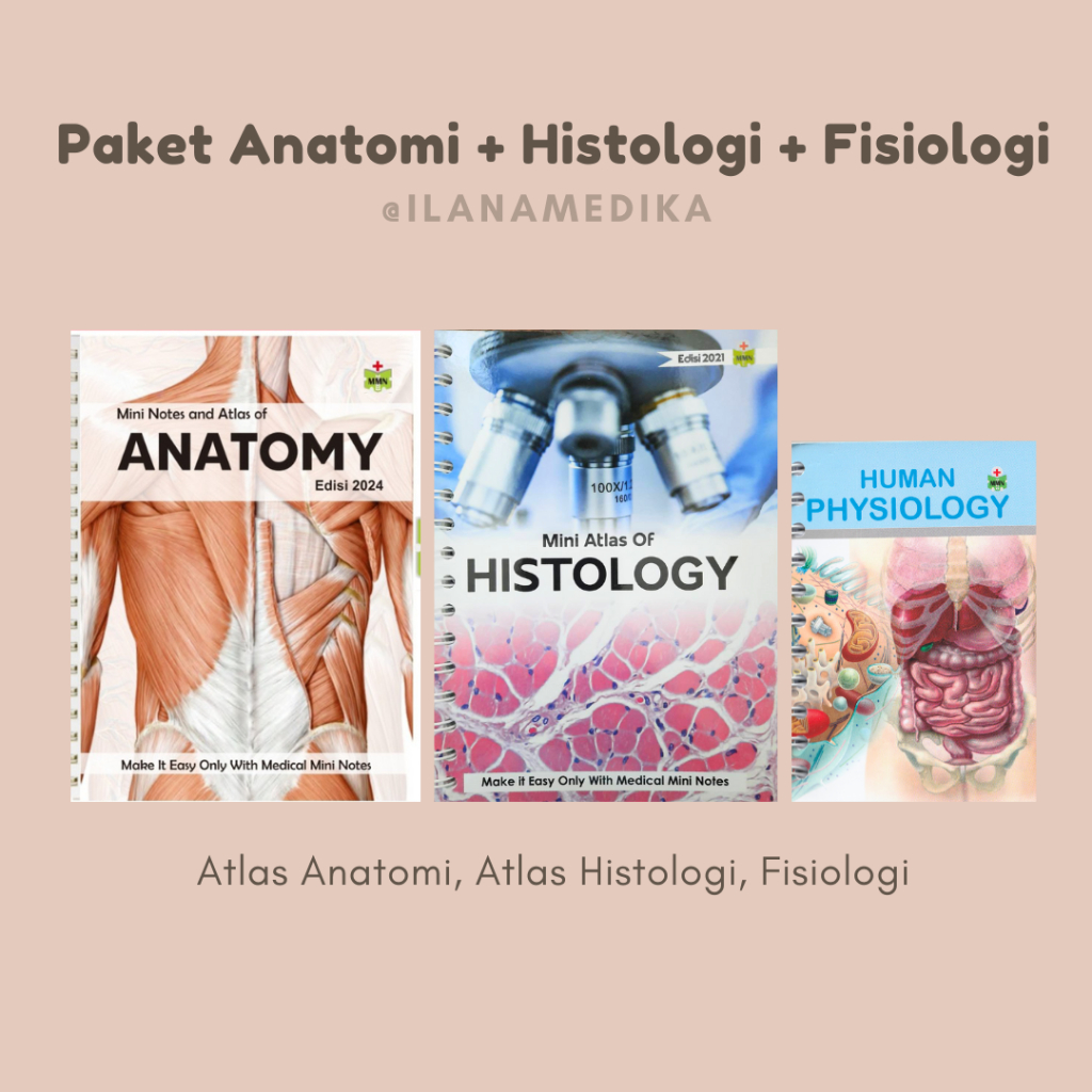 Paket Semester 1 Kedokteran Buku Saku Kedokteran Anatomi Histologi Fisiologi