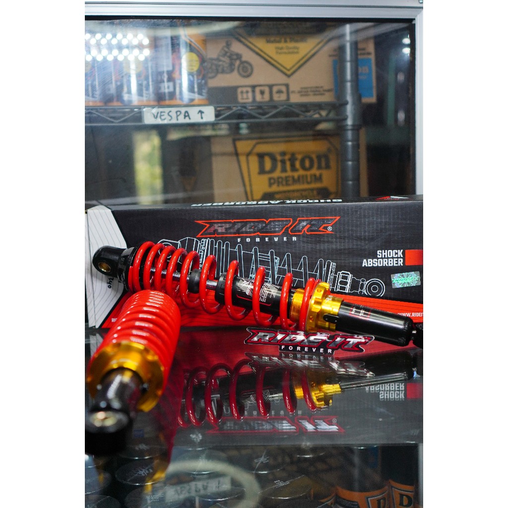 SHOCK BELAKANG MOTOR RIDE IT UKURAN 340MM