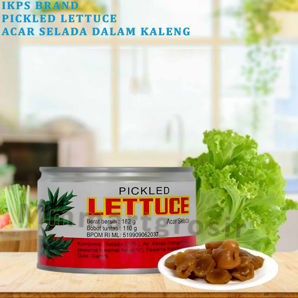 

Ikps Brand / Pickled Lettuce / Acar Selada Dalam Kaleng / 182gr