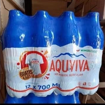 

Aquviva air mineral kemasan 700 ml 1 krat isi 12 botol