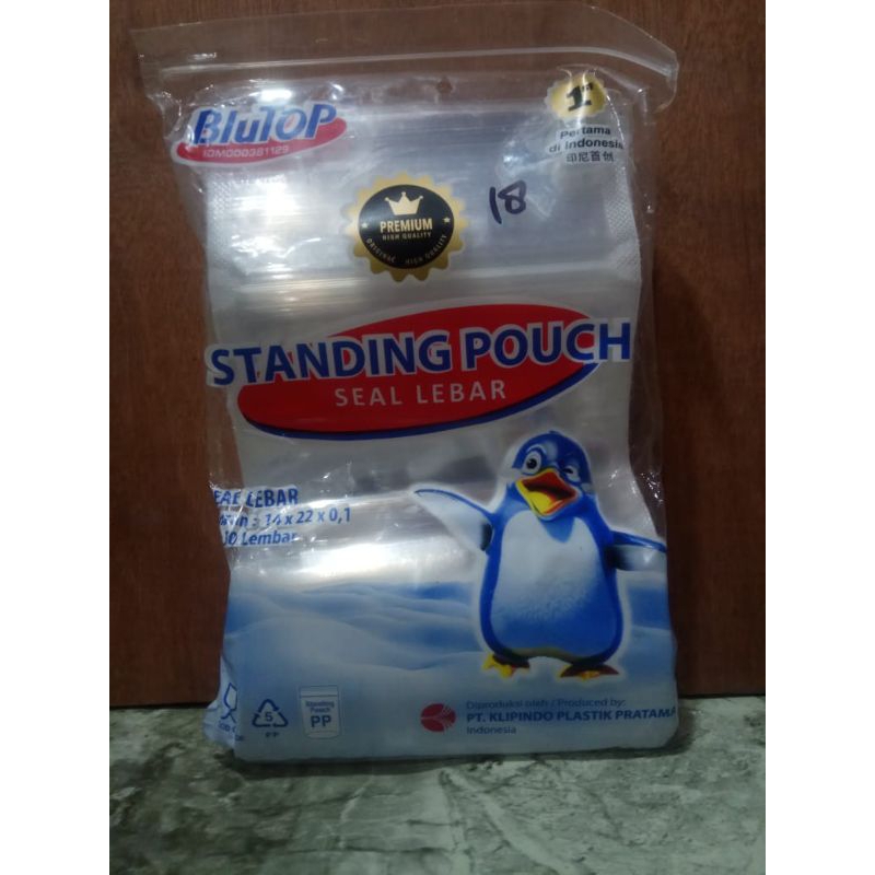 STANDING POUCH 14 X 22