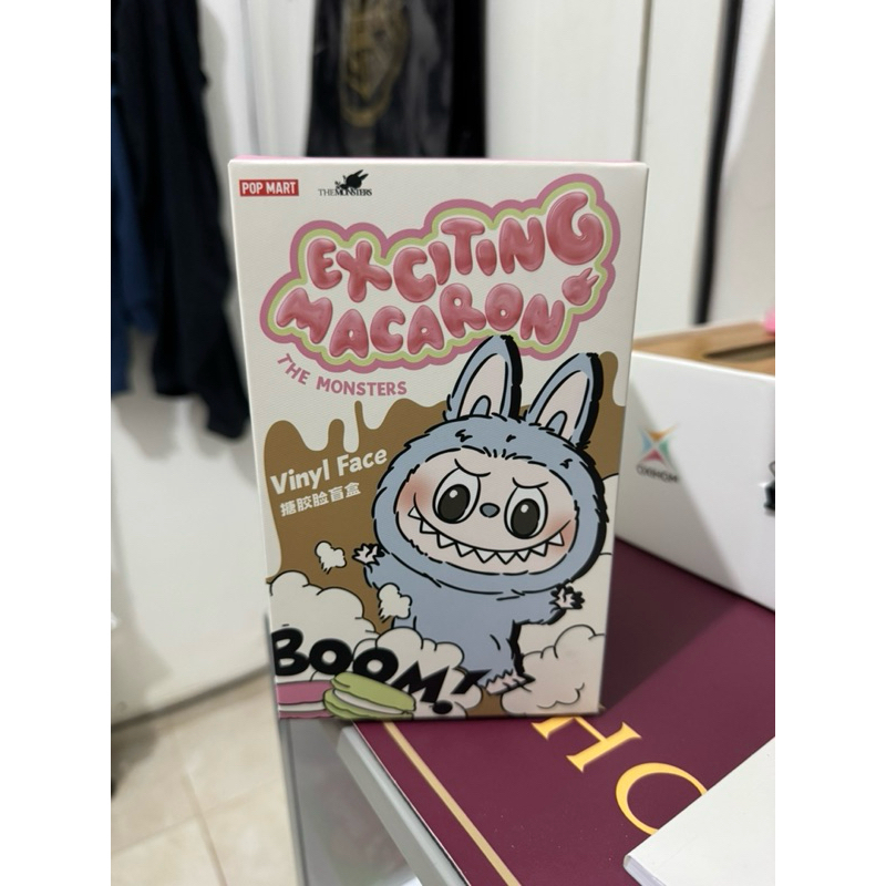 [Pop Mart] Labubu Exciting Macaron Plush Pendant Blind Box Selected Sea Salt Coconut