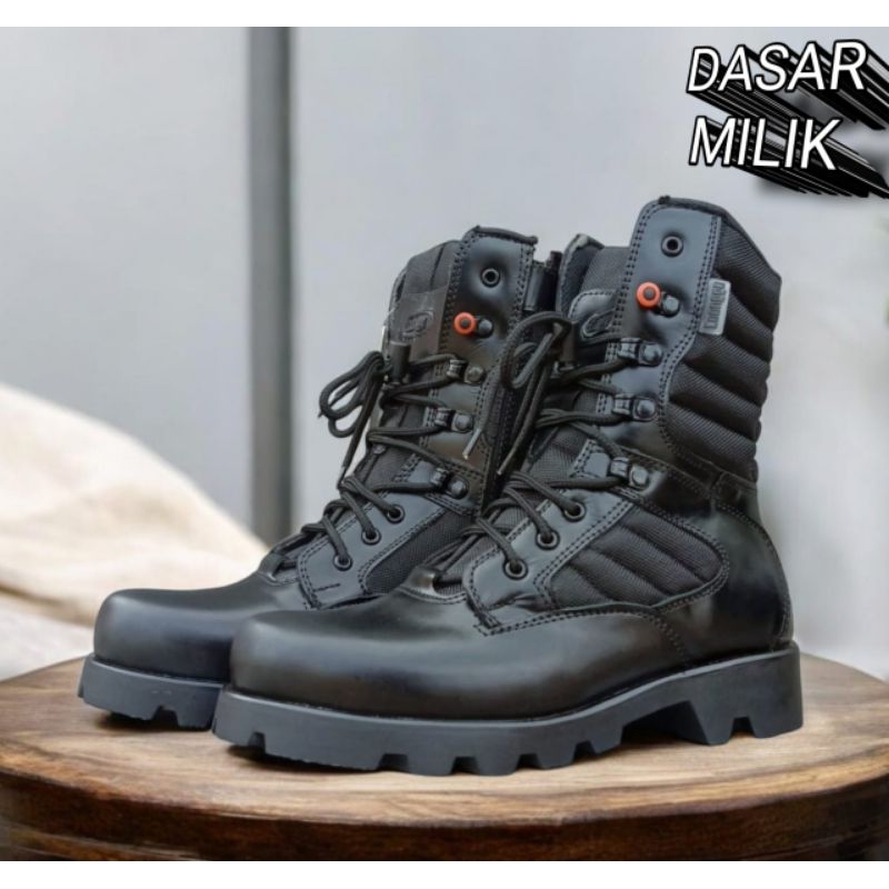 Caanggo - Sepatu PDL Kulit Asli Model Jatah TNI AU Original Caanggo Sepatu PDL TNI POLISI SATPAM Ter