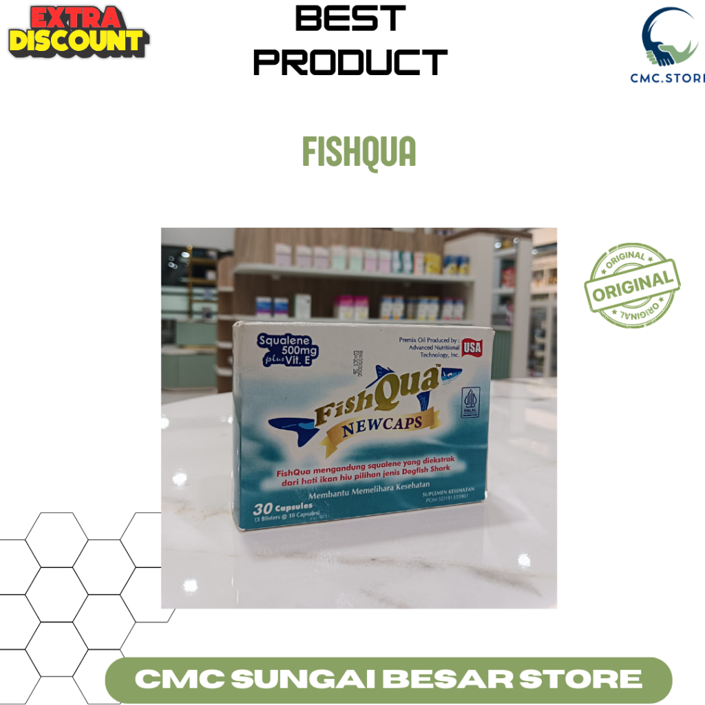 FishQua Newcaps Squalene 500mg