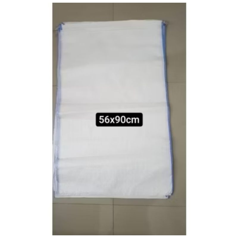 Karung Baru 50 Kg Polos List Biru Isi 20 Lembar / Karung 50 Kg