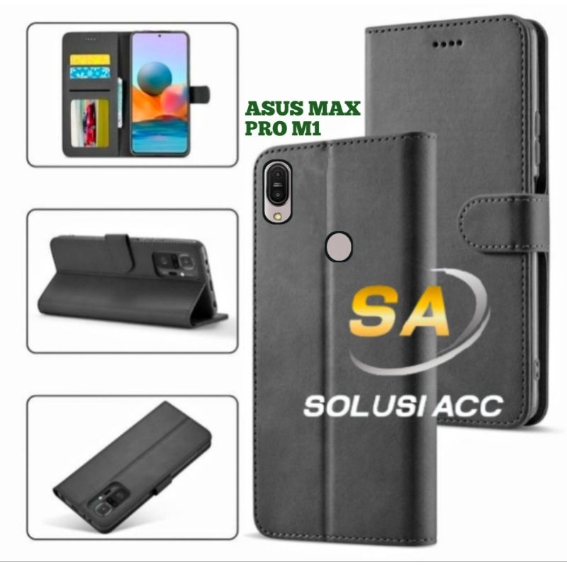 CASE ASUS MAX PRO MI X00TD/ZB601KL/ZB602KL FLIP COVER WALLET SARUNG HP CASING DOMPET LEATHER CASE