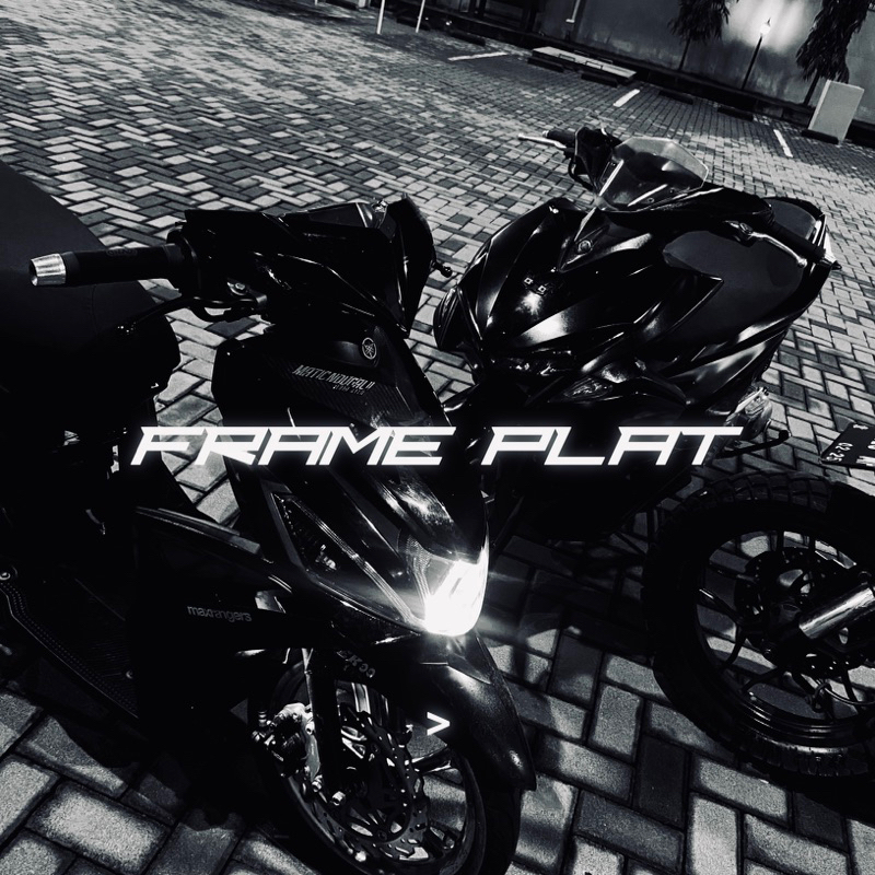 FRAME PLAT STRESBOYS - FREE REQUEST CUSTOM NAMA