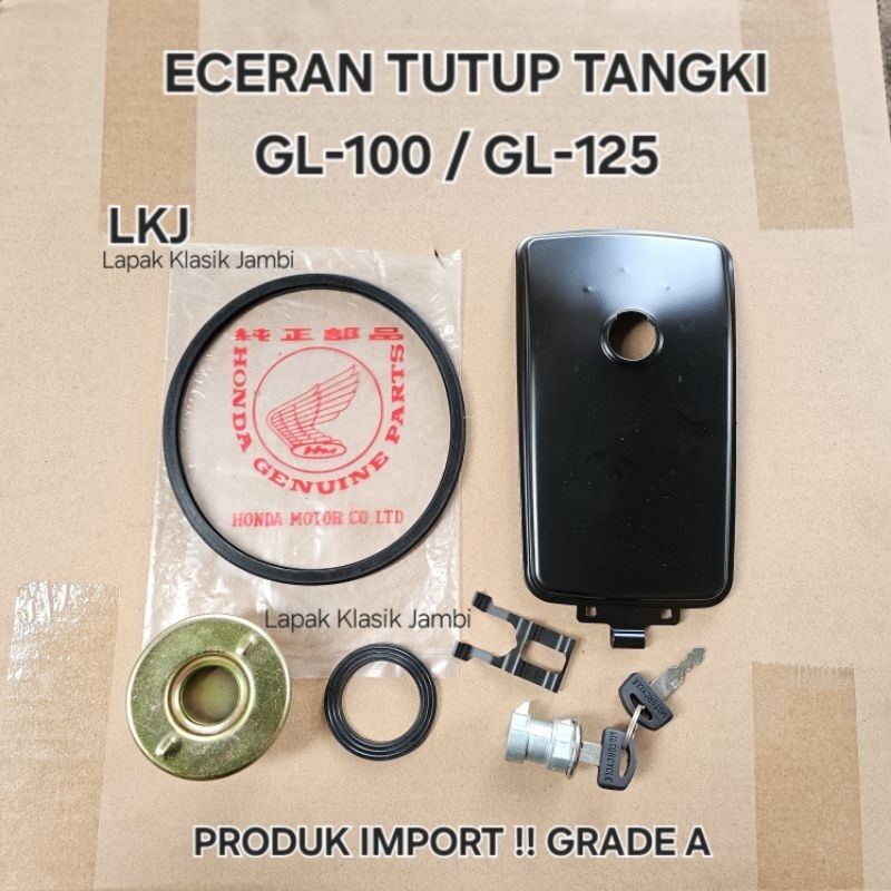 Eceran Tutup Tangki GL100 GL125 Kunci Tangki Cover Tutup Tangki GL100 GL125 Impor