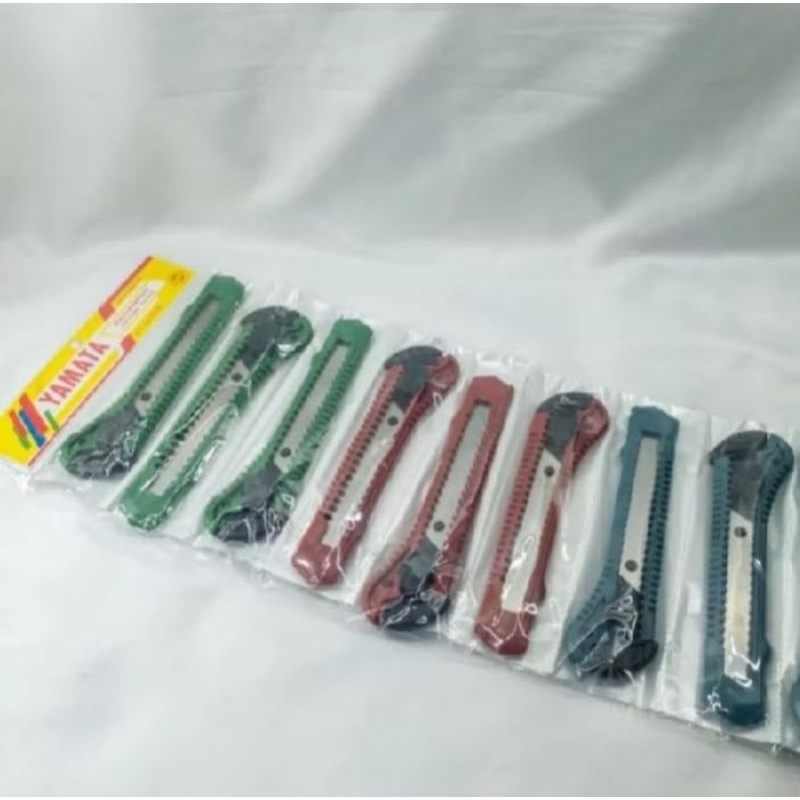 

ISI 12 PCS PISAU CUTTER RENCENG