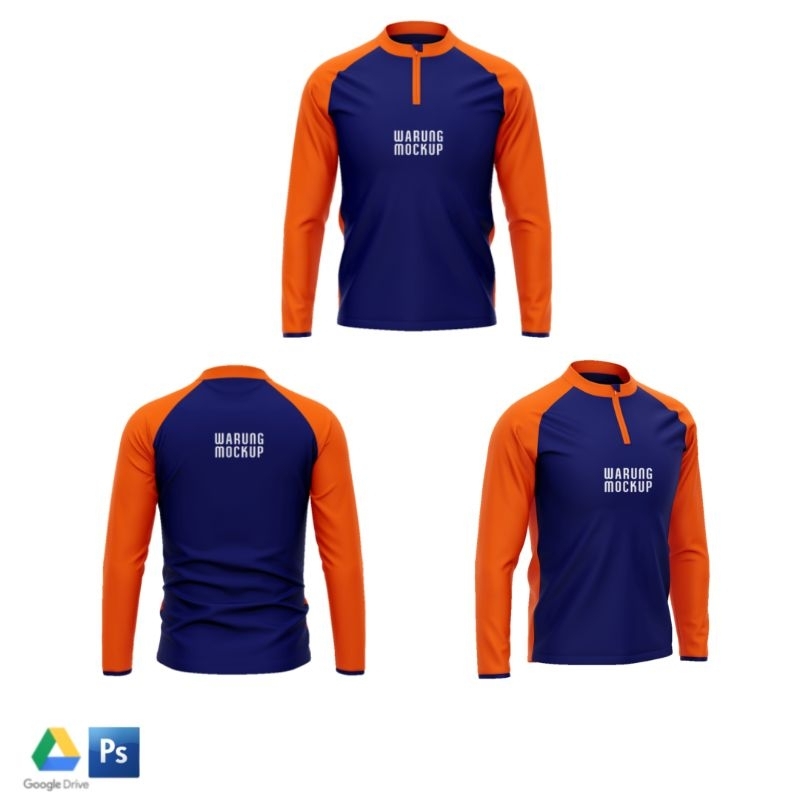 Mockup Atasan Sepak Bola Squad Drill - Kaos Jersey Sepak Bola