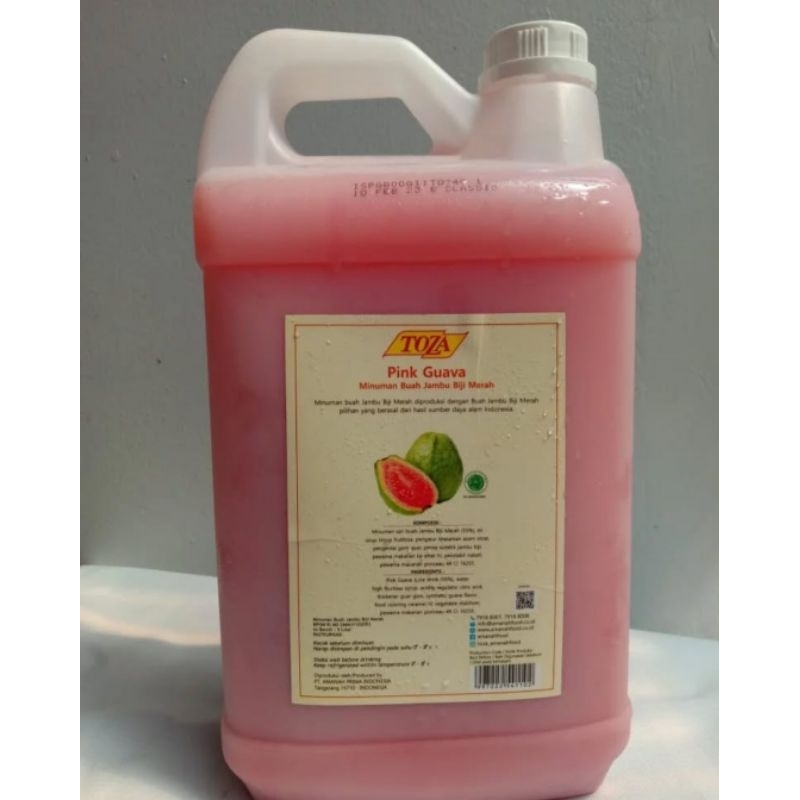 

Toza Juice Jus Pink Guava Jambu 5 Liter