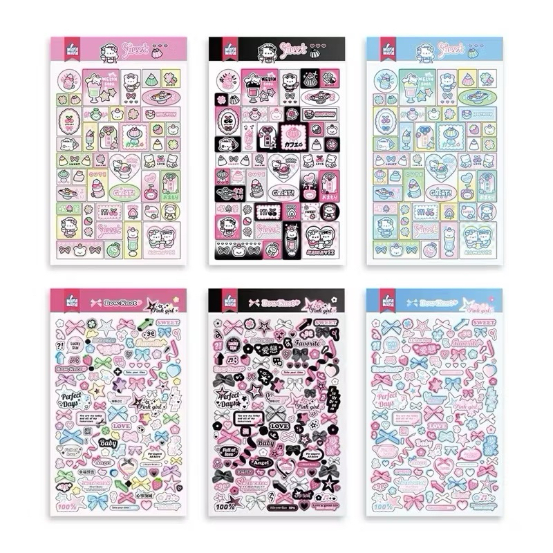 

Sticker Confetti Wkwk Ribbon Pita Dekorasi Journal