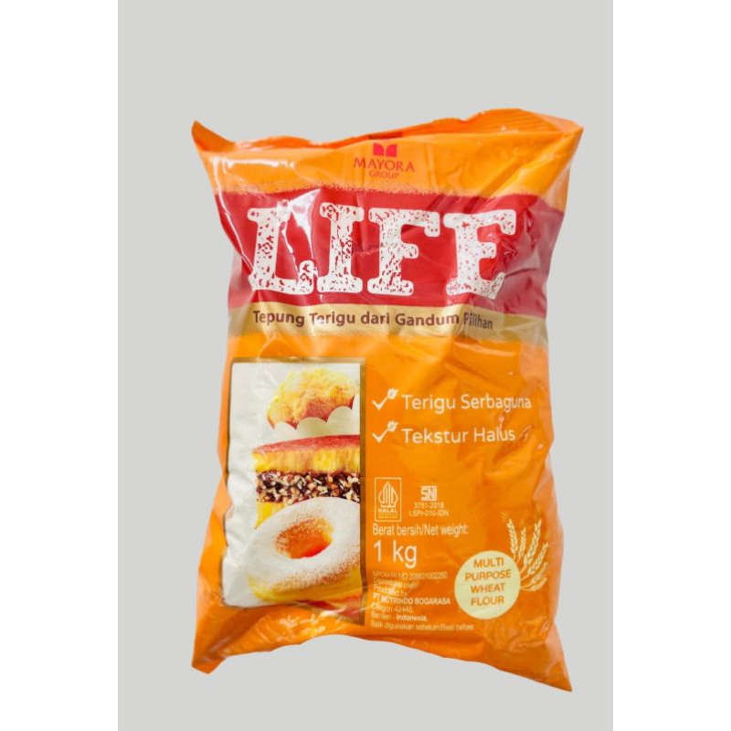 

tepung terigu LIFE kemasan 1kg