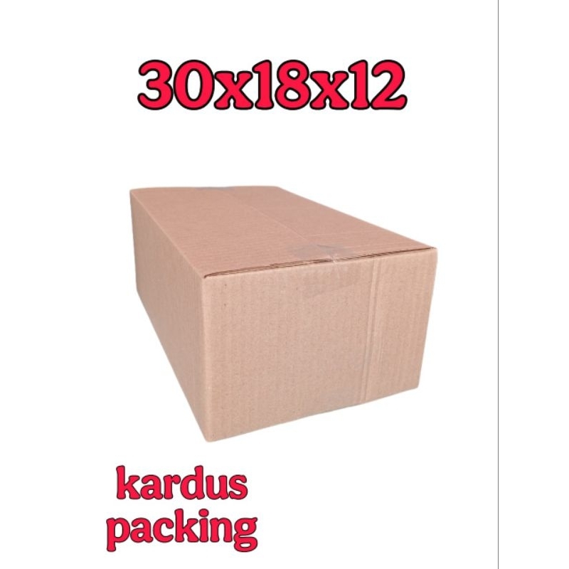

kardus packing UK 30x18x12 kardus besar
