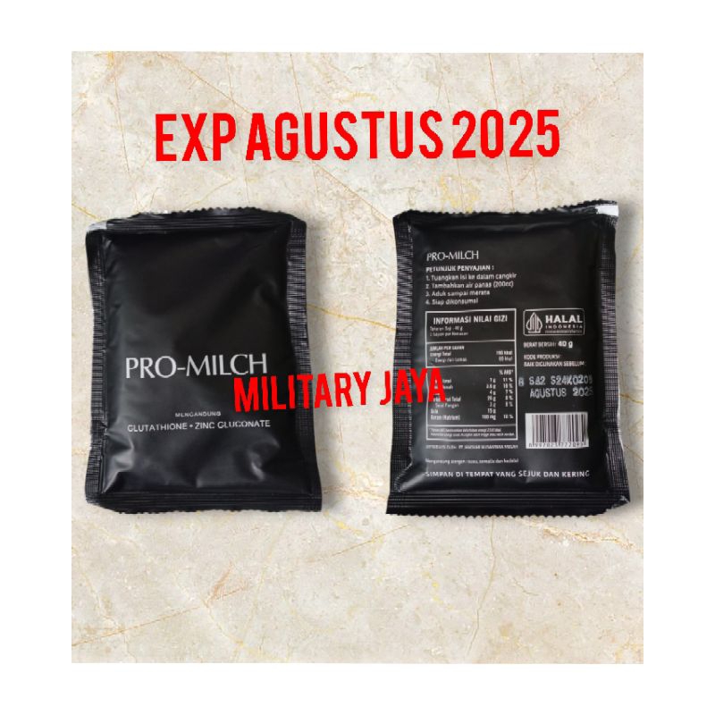 

Ransum Susu Sereal TNI Promilch Bubuk EXP AGUSTUS 2025
