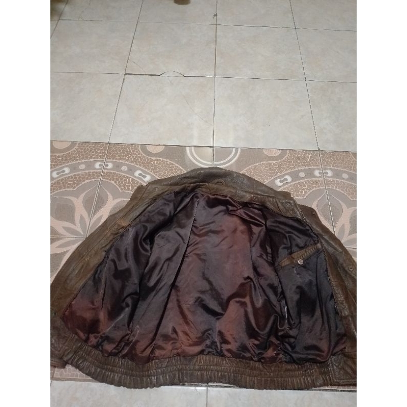 jacket kulit military