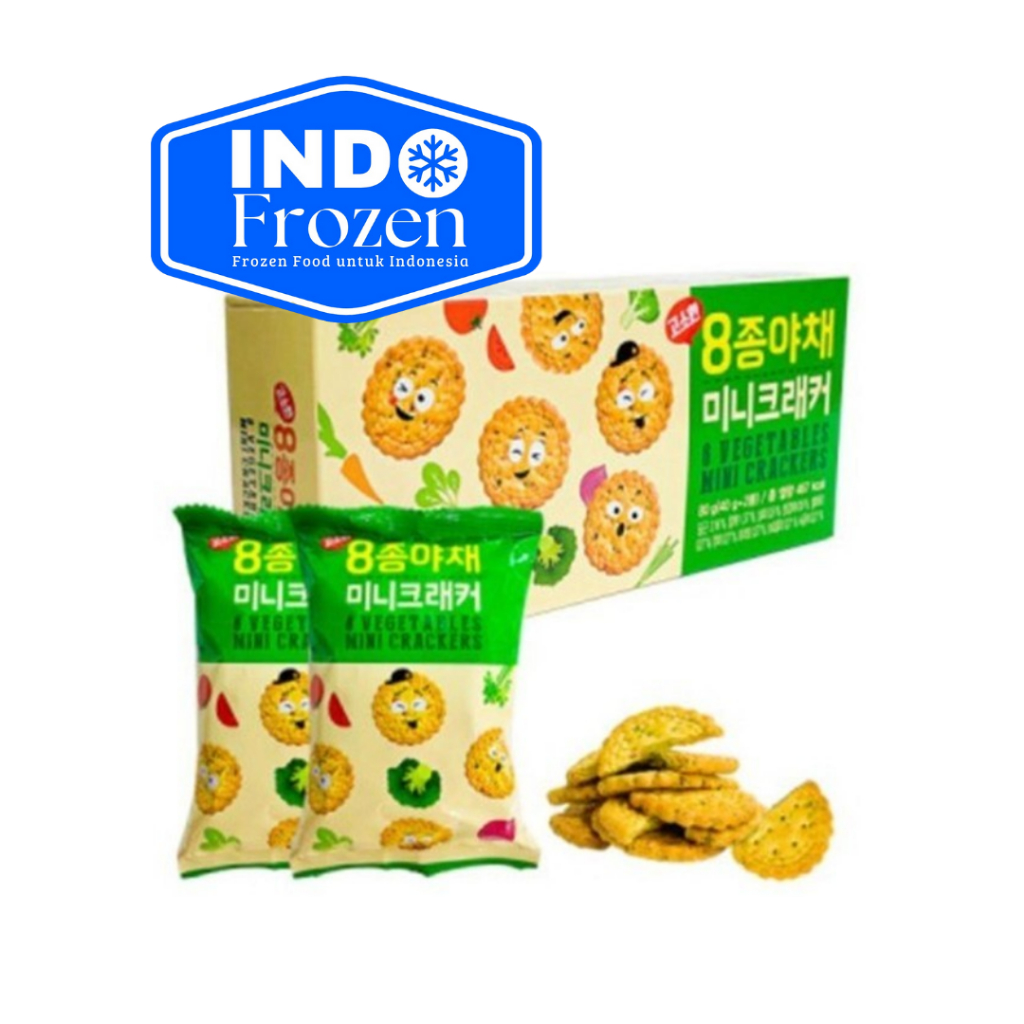 

WEIHAI 8 VEGETABLES MINI CRACKERS 80GR / BISKUIT SAYURAN