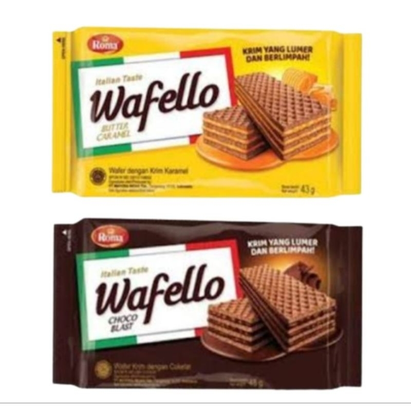 

Wafello Coklat Cosmo 1 pack isi 10 @ 43 gr
