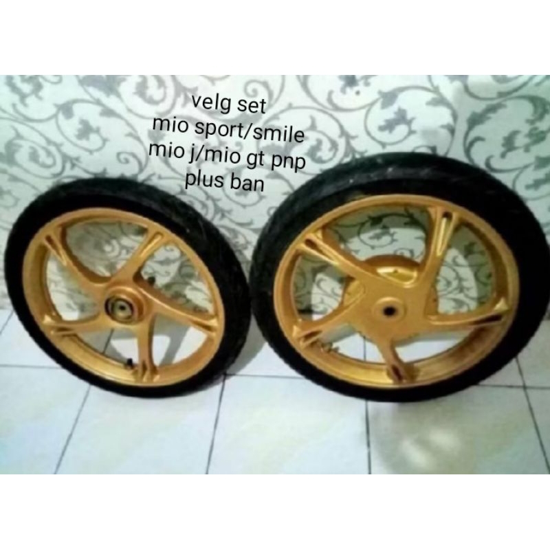 Velg standar Mio Sport Smile soul karbu fino karbu plus ban original Copotan