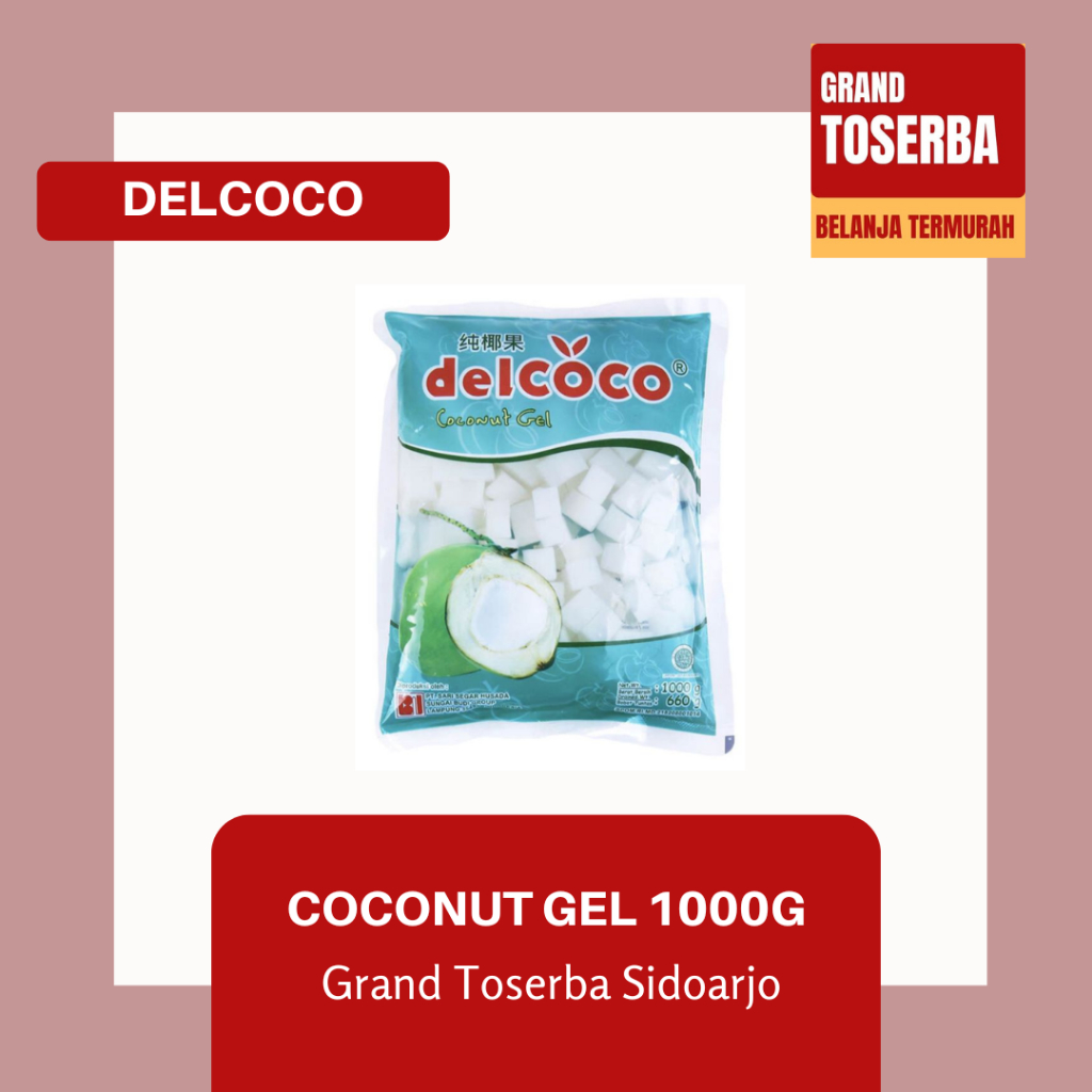 

NATA DE COCO INACO / DELCOCO / TOPPING UNTUK HIDANGAN PENUTUP