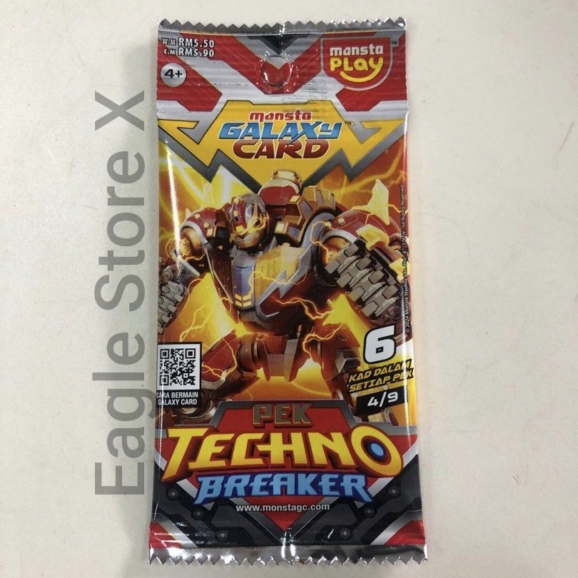 Monsta Boboiboy Galaxy Card SR AR AA Pek Techno Breaker Cyclone Fury