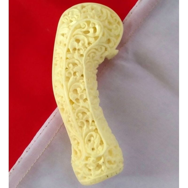 Deder seputih Tulang/GG Hulu keris Handle keris no 079