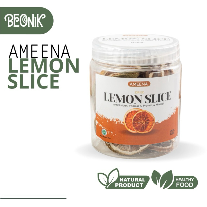 

[ TOPLES ] Dried Lemon Slice 80GR | Ameena Premium Quality