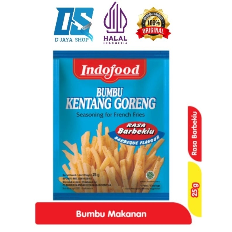 

Indofood Bumbu Kentang Goreng Barbeque Flavour 25g