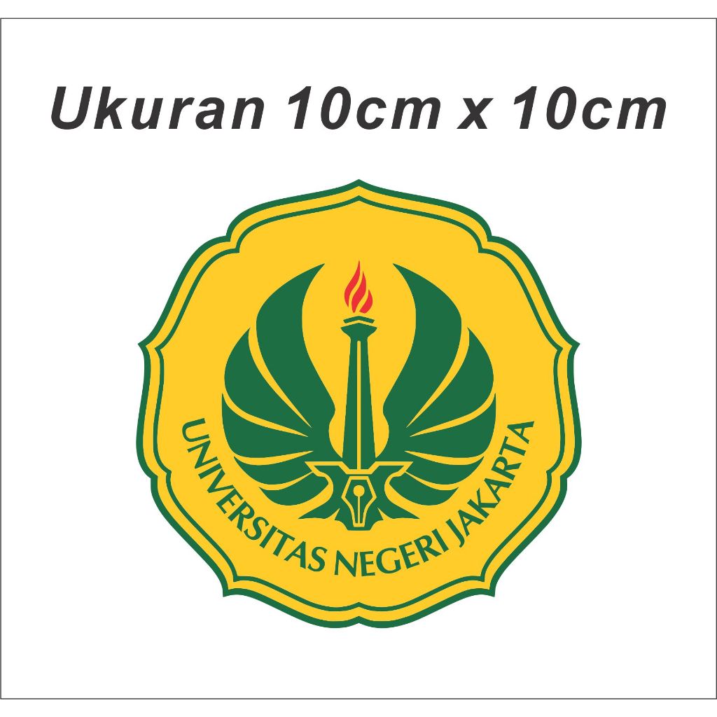Stiker Universitas Negeri Jakarta | Sticker Cutting Universitas Jakarta UNJ Motor Mobil