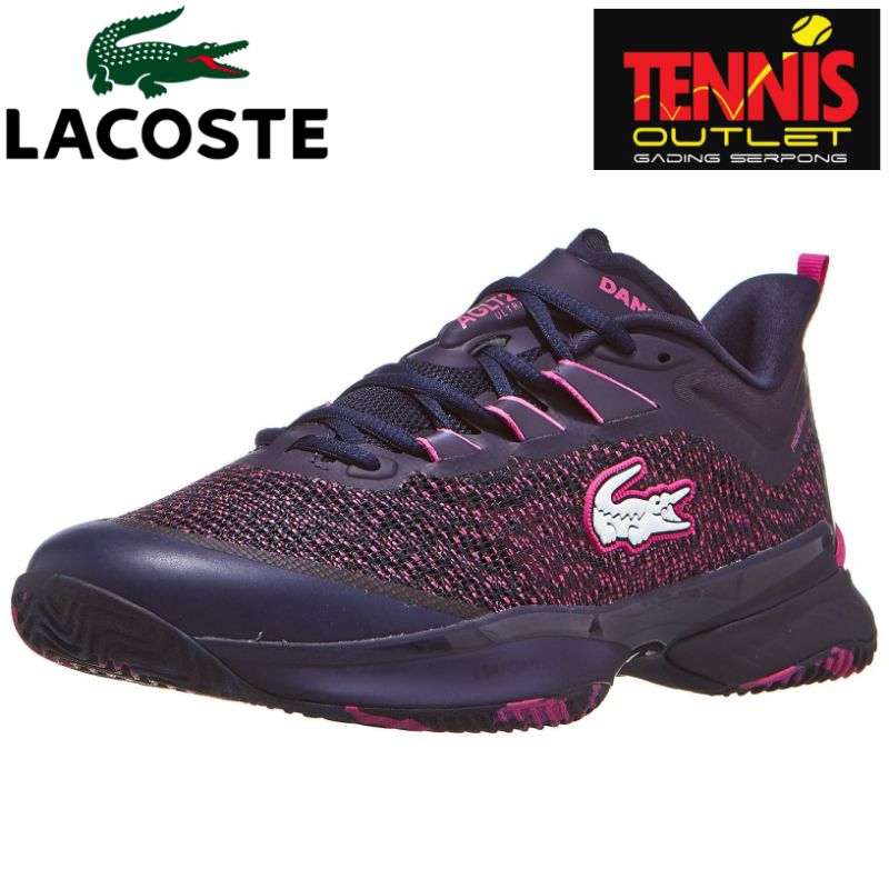 Sepatu Tennis Padel Lacoste Ultra MC Navy Pink Medvedev Men - 100%ORIGINAL