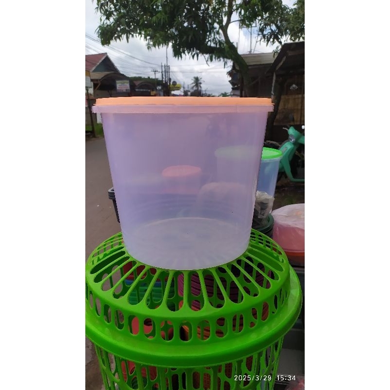 Toples Bening 16 Liter Toples Plastik Toples Kerupuk Toples serbaguna
