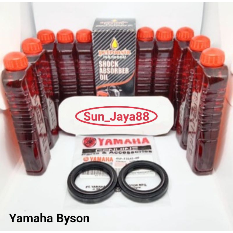 Seal Shock depan Yamaha Byson + Oil Shock 10Botol