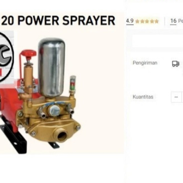 

Sanchin 120 Mesin Cuci Steam Sprayer Jet Cleaner Motor Engine SC 120
