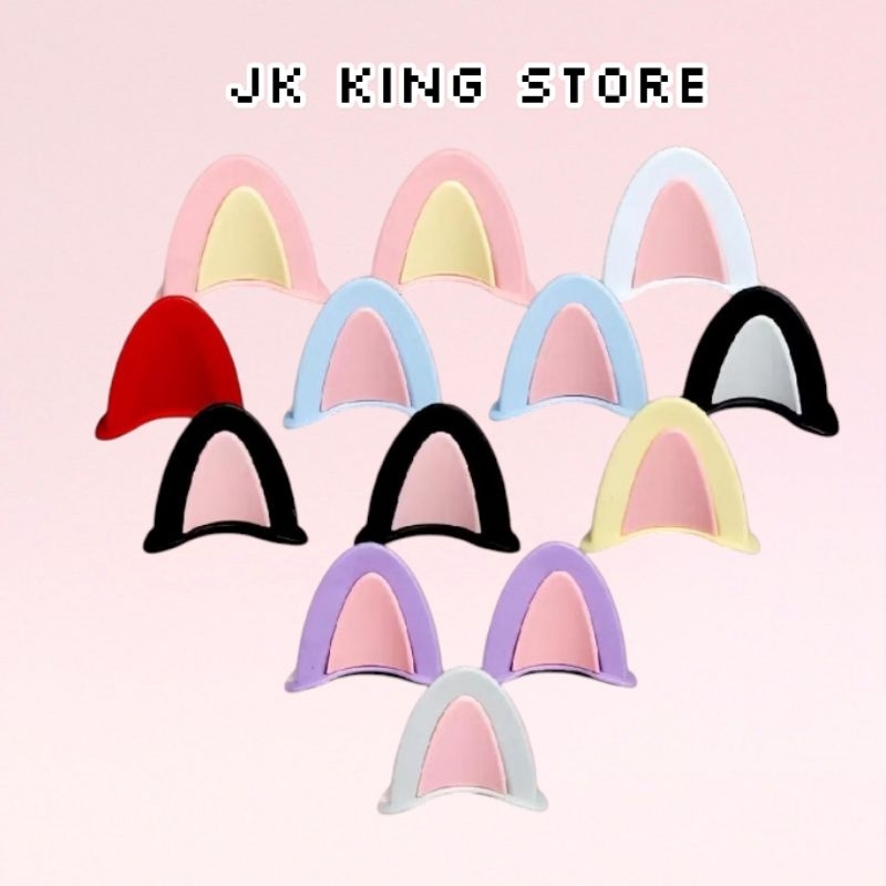 Aksesoris lucu Kuping Kucing untuk Helm dan sepeda listrik