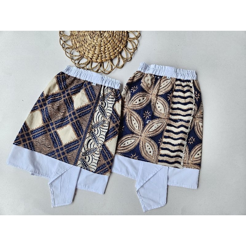 Kamen Batik Semi Tulis Anak Laki-laki Perempuan Pakaian Adat Bali