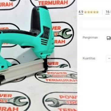 

Nailer Listrik NRT PRO F304E Paku Tembak Staples Elektrik Gun Tacker