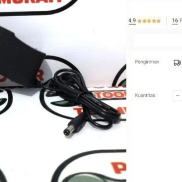 

Charger Bor Baterai 12V Cordless Drill 12 V Cas Pengisi Charge Casan