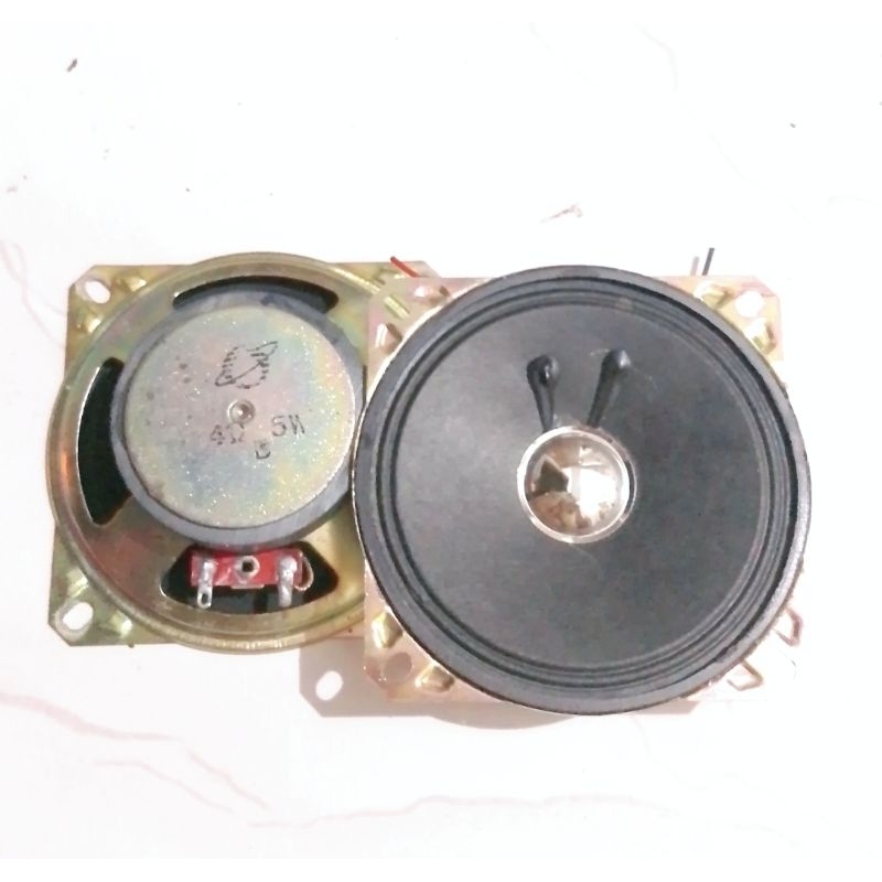 Speaker kotak copotan 4 inch 4 ohm 5 watt fullrange Speaker Vokal magnet jumbo