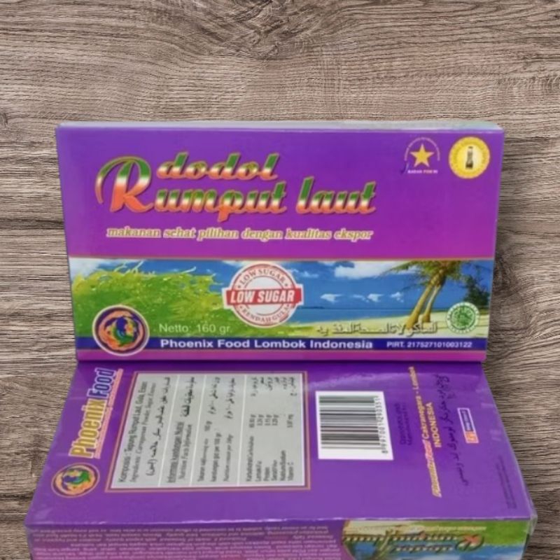 

Dodol rumput laut Low Sugar Box160gr