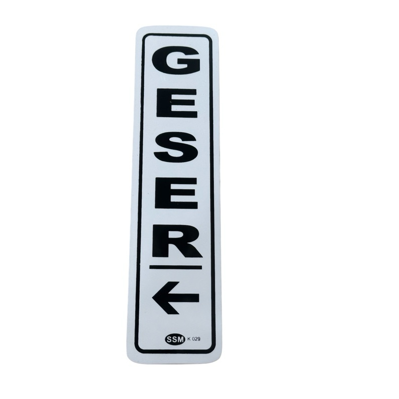 

Sign Board Akrilik KECIL GESER KIRI