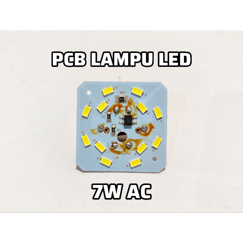 PCB Lampu LED 7 Watt Putih Baru